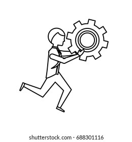 Executive businessman cartoon