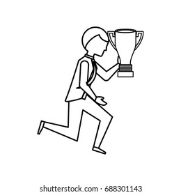 Executive businessman cartoon