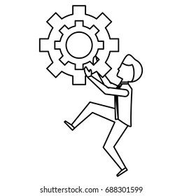 Executive businessman cartoon