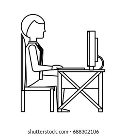 Executive businessman cartoon