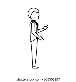 Executive businessman cartoon