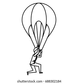 Executive businessman cartoon