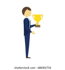 Executive businessman cartoon