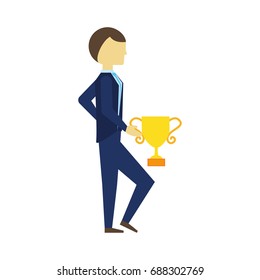 Executive businessman cartoon