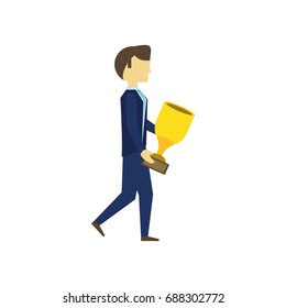 Executive businessman cartoon