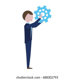 Executive businessman cartoon