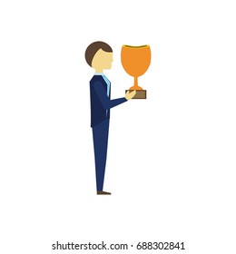 Executive businessman cartoon