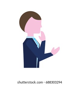 Executive businessman cartoon