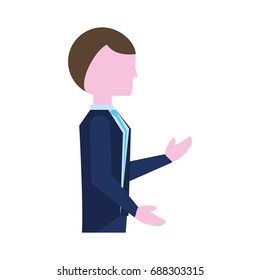 Executive businessman cartoon
