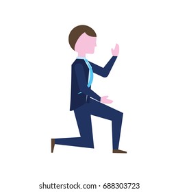 Executive businessman cartoon