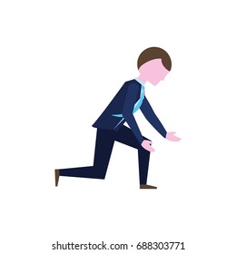 Executive businessman cartoon
