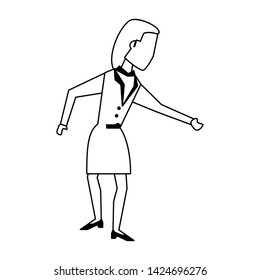 Executive businesswoman avatar isolated vector illustration graphic design