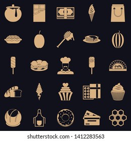 Executive chef icons set. Simple set of 25 executive chef vector icons for web for any design