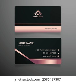 Executive Class Business Card Template