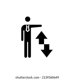 Executive Coaching Symbol in Vektorgrafik. Logotyp