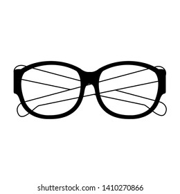 Executive glasses accesorie isolated cartoon vector illustration graphic design