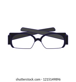 Executive glasses cartoon