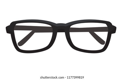 Executive glasses isolated