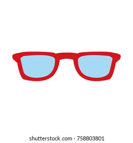Executive glasses isolated