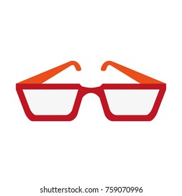 Executive glasses isolated