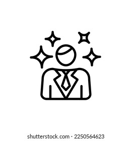 Executive icon in vector. Logotype