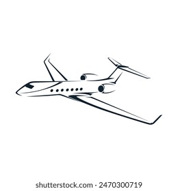 Executive Langstrecken-Business-Jet-Flug