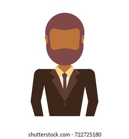 executive man  avatar vector illustration