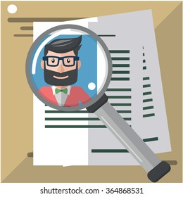 Executive man Find talent