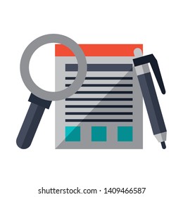 executive office work business team elements cartoon vector illustration graphic design