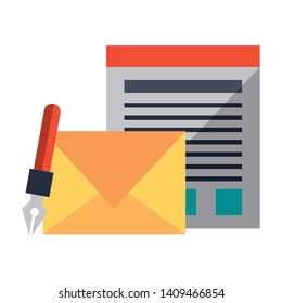 executive office work business team elements cartoon vector illustration graphic design