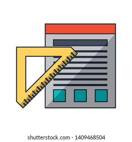executive office work business team elements cartoon vector illustration graphic design