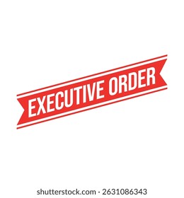 Executive Order Letter Rubber Stamp Template Design