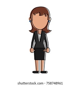 Executive woman avatar icon vector illustration graphic design