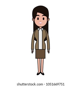 Executive woman cartoon
