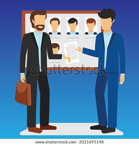 an exemplary employee gets a certificate