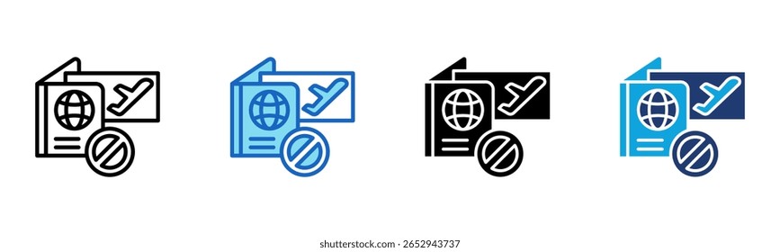 Ausnahmesymbol Multi-Style-Vektorgrafik