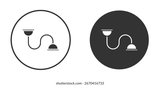 Ícone de bandas de exercício em versões planas minimalistas modernas