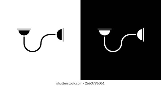 Símbolo de icono de bandas de ejercicio. Diseño simple y plano para Web y App móvil
