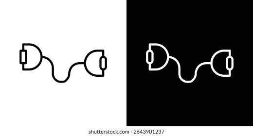 Ícone de bandas de exercício vetor ilustração de elemento simples editável