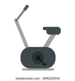 ilustración del vector de clipart plana de la bicicleta estática