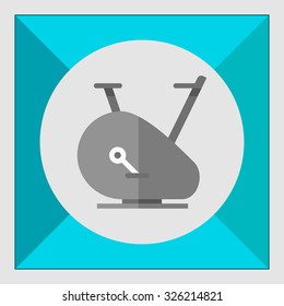 Exercise bike icon