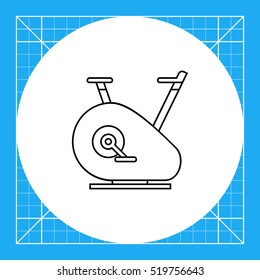 Exercise Bike Icon