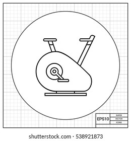 Exercise Bike Icon