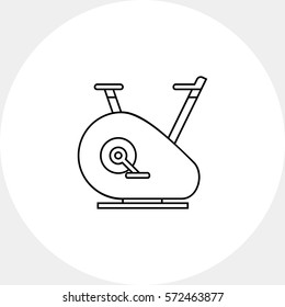 Exercise Bike Icon