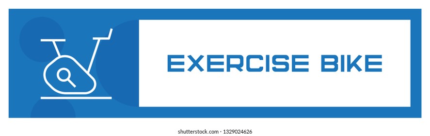 Exercise Bike Icon Concept