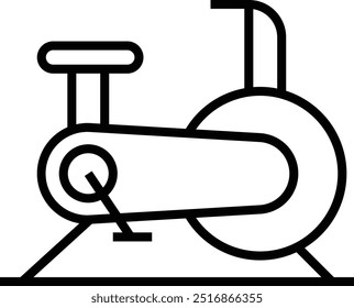 Exercise Bike icon design for personal commercial use