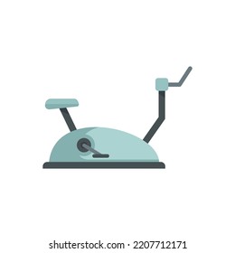 Exercise bike icon. Flat illustration of Exercise bike vector icon isolated on white background