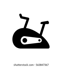 exercise bike icon illustration isolated vector sign symbol