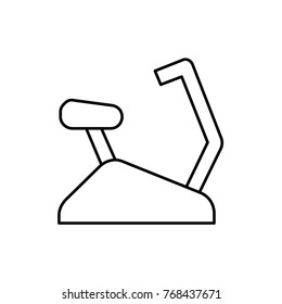 exercise bike icon illustration isolated vector
