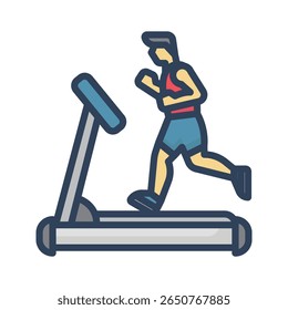 Exercise bike Vector Icon which can easily modify or edit
